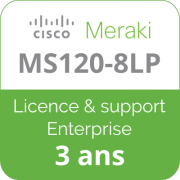Licence Meraki MS120-8FP | 3 ans