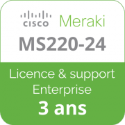 Licence Meraki MS220-24, 3 ans