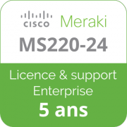 Licence Meraki MS220-24, 5 ans