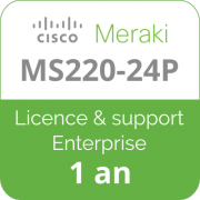 Licence Meraki MS220-24P, 1 an