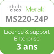 Licence Meraki MS220-24P, 3 ans